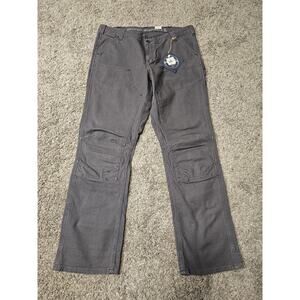 Dovetail Workwear Women Britt Utility Dark Grey Canvas Pants Size 20x32 New